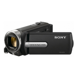 Sony DCR SR20E Manuel utilisateur | Fixfr