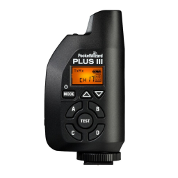 PocketWizard Plus III Manuel utilisateur | Fixfr