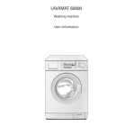 AEG LAV60800 Manuel utilisateur