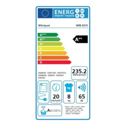 Whirlpool WRE 8315 Manuel utilisateur | Fixfr