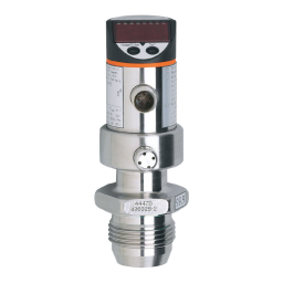 IFM PI2694 Flush pressure sensor Mode d'emploi | Fixfr