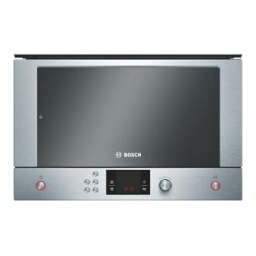 Bosch HMT85DR53 Manuel du propriétaire | Fixfr
