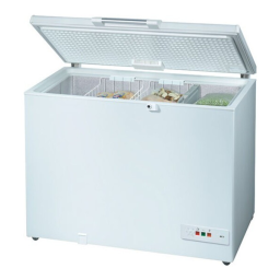 Bosch GTM26A00GB Freezer Manuel utilisateur | Fixfr