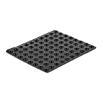 DeLOCK 18307 Rubber feet round self-adhesive 6 x 2 mm 80 pieces black Fiche technique