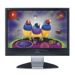 ViewSonic VX2835wm: Manuel d'Utilisateur + IA | Fixfr