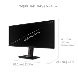 ViewSonic VG3448-S MONITOR Mode d'emploi | Fixfr