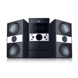 LG XD533, XD203 Microchaîne Hi-fi DVD | Chat IA & PDF | Fixfr