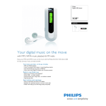 Philips SA2124/02 Lecteur audio &agrave; m&eacute;moire flash Manuel utilisateur