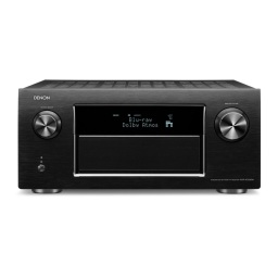 Denon AVR-X7200W Manuel utilisateur | Fixfr