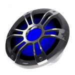 Fusion SG-SL122SPC Signature Series 3 12&quot; 1400-Watt Sports Chrome Marine Subwoofer Guide d'installation