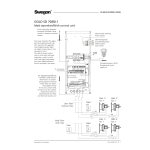 Swegon 32 611101 Adaptateur de c&acirc;ble Mode d'emploi