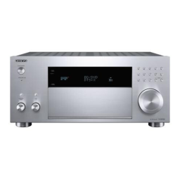 ONKYO TX-RZ900 Manuel utilisateur | Fixfr