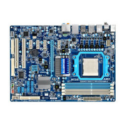 Gigabyte GA-770T-USB3 Motherboard Manuel du propriétaire | Fixfr
