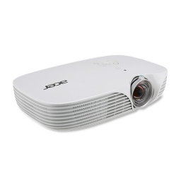 Acer K138ST Projector Manuel utilisateur | Fixfr