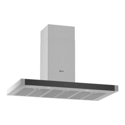 Neff D95BHM4N0 Hotte décorative murale Owner's Manual | Fixfr