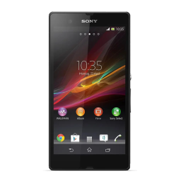 Sony Xperia Z Manuel utilisateur | Fixfr