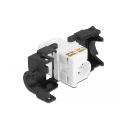 DeLOCK 87034 Keystone Module RJ45 jack to LSA Cat.6A 180° toolfree  Fiche technique | Fixfr