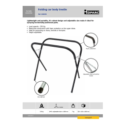 TRESTLE FOR CAR BODY ELEMENTS