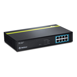 Trendnet TPE-T80H 8-Port Fast Ethernet PoE+ Switch Fiche technique | Fixfr