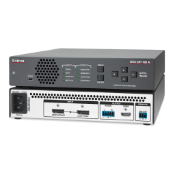 Extron DSC DP-HD A spécification | Fixfr