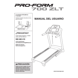 PROFORM 700 ZLT PETL80910.0 Manuel Utilisateur + AI Chat | Fixfr