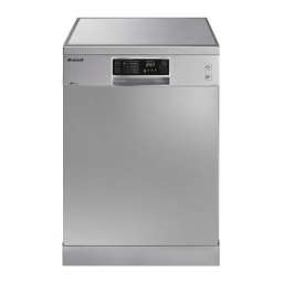 Brandt DFH13524X Free-standing dishwasher Manuel utilisateur | Fixfr