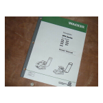 Wacker Neuson VPY1750 Single direction Vibratory Plate Manuel utilisateur