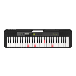 Casio LK-S250 Electronic Musical Instrument Manuel utilisateur | Fixfr