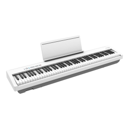Roland FP-30X Mode d'emploi | Chat IA & PDF | Fixfr
