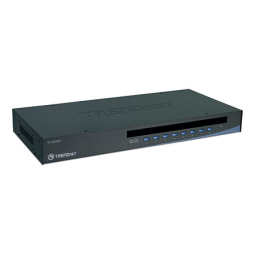 Trendnet TK-804R 8-Port Stackable Rack Mount KVM Switch Fiche technique | Fixfr