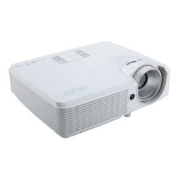 Acer X1320WH Projector Manuel utilisateur | Fixfr