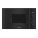 Miele M 2234 SC Micro-ondes encastrable Manuel utilisateur