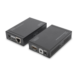 Digitus DS-55501 4K HDMI Extender Set, HDBaseT™, 4K/30Hz, 100 m Manuel du propriétaire | Fixfr