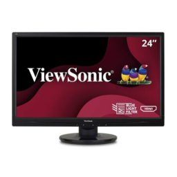 VA2747-mhj Manuel utilisateur ViewSonic | AI Chat PDF | Fixfr