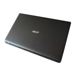 Acer Aspire 7560 Notebook Guide de démarrage rapide | Fixfr