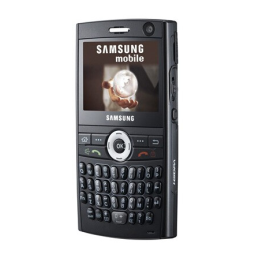 Samsung SGH-i600 Manuel utilisateur | Fixfr