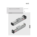 Bosch Rexroth R320103196 Syst&egrave;me de mesure int&eacute;gr&eacute; IMScompact pour guidage &agrave; billes sur rails BSHP Manuel utilisateur