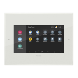 Vimar 01422.B IP 7˝ touch screen PoE white Installation manuel | Fixfr