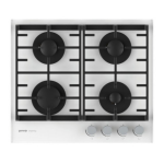 Gorenje GW600 Table de cuisson &agrave; gaz G6SY2B Une information important