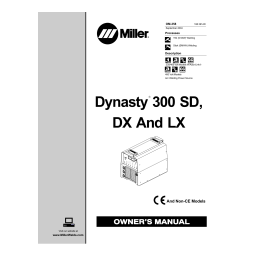 Miller DYNASTY 300 DX Manuel utilisateur | Fixfr