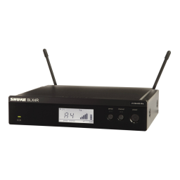 Shure BLX4R, BLX1, BLX2: Guide d'utilisation + Chat IA | Fixfr