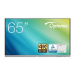Optoma 5651RK Creative Touch 5 Series 65&quot; premium interactive flat panel display Manuel utilisateur