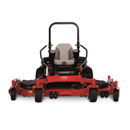 Toro 96in Air Cool Z Master Professional Riding Mower Riding Product Manuel utilisateur | Fixfr