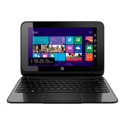 HP Pavilion 10-f000 Notebook PC Series Manuel utilisateur | Fixfr