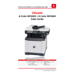 Olivetti d-Color MF2603 and d-Color MF2604 Manuel utilisateur