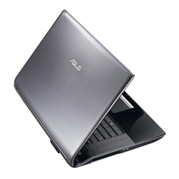 Asus N73Jf Laptop Manuel utilisateur | Fixfr