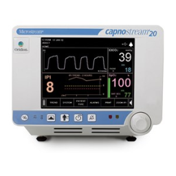 CapnostreamTM 20P Portable Bedside Monitor Capnograph/Pulse Oximeter