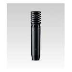 Shure PGA81 Cardioid Condenser Microphone Mode d'emploi
