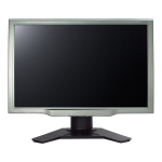 Acer AL2423W Monitor Guide de d&eacute;marrage rapide