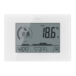 Vimar 02910 Surf.batt.-touch-timer-thermostat white Installation manuel